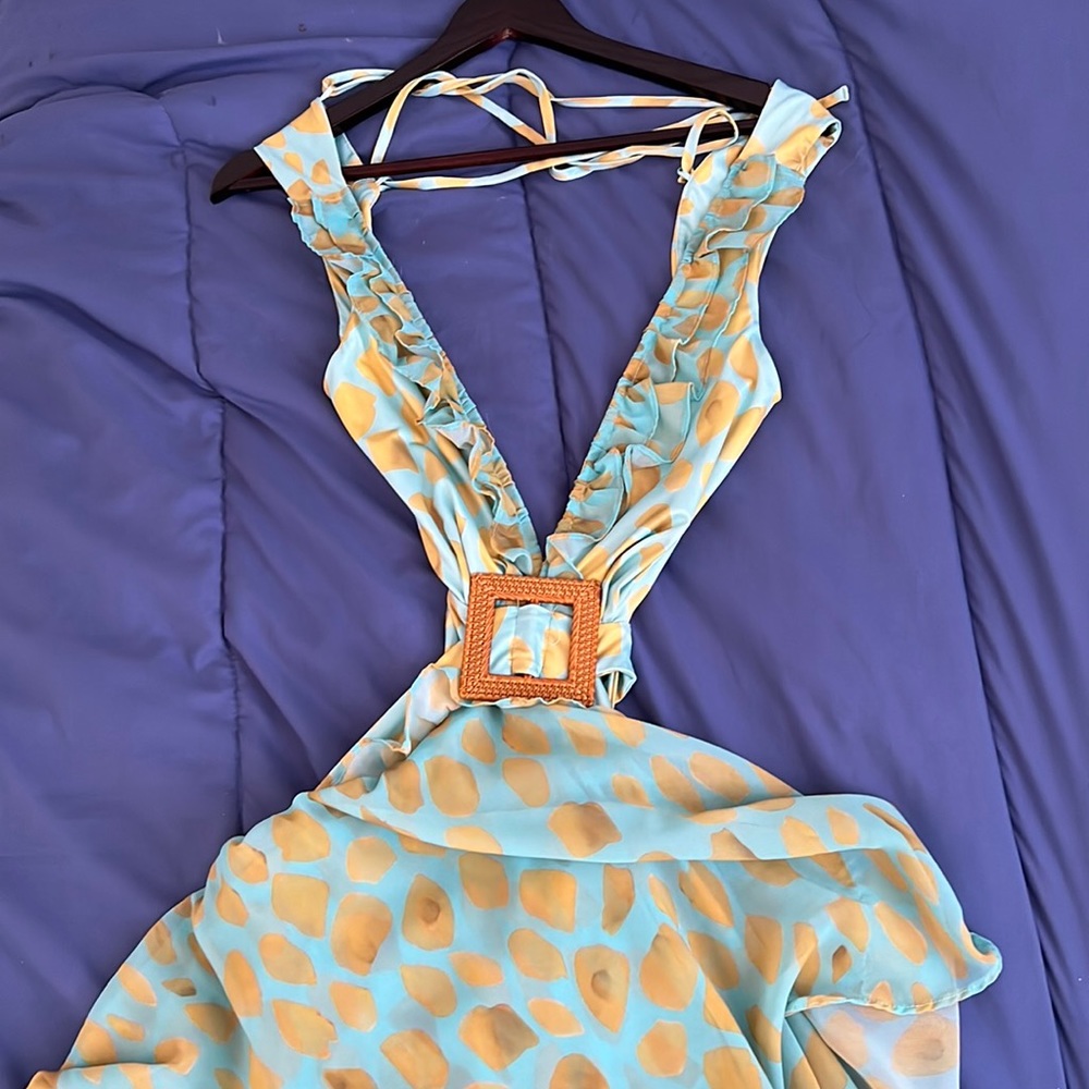 ocean blue dress